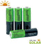 Luxform 4x 1.2V 800mAh oplaadbare AA NimH batterij