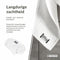 The One Towelling Classic - Handdoek - 100% Katoen - 450 gr/m2 - 50 x 100 cm - Wit