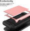 imoshion Hoesje Geschikt voor iPhone SE (2022) / SE (2020) / 8 / 7 Hoesje - Ruimte voor 2 pasjes - imoshion Backcover met pasjeshouder - Rosé Goud