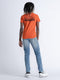 Petrol Industries - Jongens Logo T-Shirt Romeoville - Oranje - Maat 116