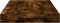 vidaXL - Wandschappen - 4 - st - 40x10x1,5 - cm - bewerkt - hout - gerookt - eikenkleur