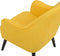 Fauteuil LOKEN Stof Geel