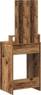 vidaXL - Kaptafel - met - LED-verlichting - - - Oud - Hout - - - 50x41x140 - cm