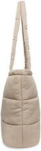 Jollein - Luiertas Puffed - Mombag - Inclusief verschoonmatje - Biscuit - 40x35x16 cm