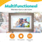 Pora&Co - Digitale fotolijst - WiFi - 8 inch HD IPS Display Donker Bruin/Wit