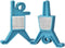 QDO Breakdancer - Thee-ei - Set van 2 Stuks - Turquoise