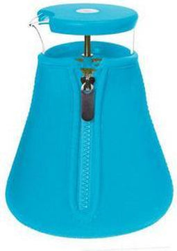 Qdo - Glazen Karaf voor losse thee met jasje 1 liter - Glas - Paars