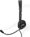 Nedis CHSTU110BK - On-ear USB-headset - Opvouwbare microfoon - Zwart