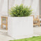 vidaXL - Plantenbak - 90x40x68,5 - cm - massief - grenenhout - wit