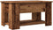 vidaXL - Salontafel - 79x49x41 - cm - bewerkt - hout - oud - houtkleurig