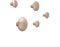 Muuto - The Dots - Metaal - Rose - kapstok- set van 5 stuks