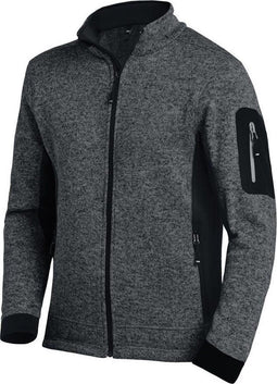 FHB CHRISTOPH - Herenvest - Tricotfleece - Lichtgewicht - Antraciet-Zwart (1 stuk)