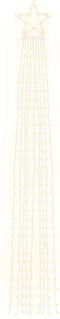 vidaXL - Kerstboomverlichting - 320 - warmwitte - LED's - 375 - cm