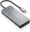 Aisens ASUC-9P018-GR - USB 3.2 Gen 1 Type-C - Ethernet 1Gbps - Grijs