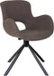 House Nordic Eetkamerstoel Amorim Bouclé Mushroom Draaibaar