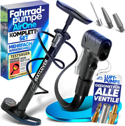 NEXTCOVER® fietspomp - Alle ventielen - Airflow-technologie - Ergonomische handgreep
