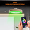 WERYOU® illuminAIR - Plafondventilator - RGB Ledlamp - Afstandsbediening - Hout Design - Wit