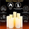 Happy Goods® - 9 delige LED kaarsen set - ECHTE WAX - bewegende vlam - ivoor (9 stuks)