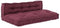 vidaXL - Pallet - Sofa - Kussen - met - Rugsteun - Rood - Stof