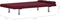 vidaXL - Slaapbank - met - twee - kussens - polyester - wijnrood