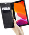 Hoesje Geschikt voor iPhone 12 PRO MAX met Anti Skim Bescherming - Pasjes Bookcase RFID Beschermd Cover - Vulcano Black