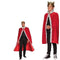 Boland - Koningsmantel rood - Volwassenen - Koning - Prinsen en Prinsessen- Middeleeuwen