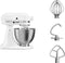 KitchenAid Classic 5K45SSEFW - Keukenmachine - 10 snelheden - Mat Wit - 4,3Ltr.