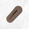 a sunny day - Wierookhouder Ovaal - Hittebestendig Keramiek - Bruin - 22 x 9 x 3 cm
