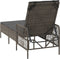 vidaXL - Ligbed - met - Kussen - Grijs - Poly - Rattan