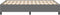 vidaXL - Bedframe - Lichtgrijs - 140x200 - cm - Corduroy - Stof