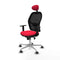 Jorquera Piqueras y Crespo 1D086G1 - Bureaustoel met hoofdsteun - Verstelbare hoogte - Rood