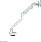 Neomounts FPMA-D750SILVER - Monitorarm - Verstelbaar - Zilver