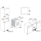 Pelgrim OM140GLS - Combimagnetron - 900W magnetronvermogen - Zwart glas