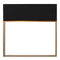 Atmooz - Tafellamp Umbra - zwart - Slaapkamer / Woonkamer - Industrieel - Zwarte Buitenkant - Gouden Binnenkant - Hoogte 35cm - Metaal