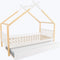 Hypnia - Peuterbed - Kinderbed - Huisbed Odyssee- Kinderbedden 90 x 190 - Lattenbodem - Bedbodem - Met Bedhek - Met bodemlade - Eenvoudige Montage - Goed Verstevigd - Tijdloze Bedbodem - Geschikt Voor Ieder Matras