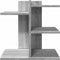 Bureau organiser 42x21,5x42 cm bewerkt hout grijs sonoma eiken