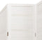 vidaXL - Kamerscherm - met - 3 - panelen - massief - paulowniahout - wit