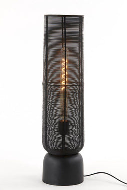 Light & Living Tafellamp Lezuza - 60 cm - Mat Zwart