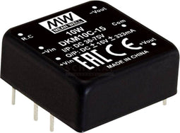 Mean Well DKM10B-05 DC/DC-convertermodule 1 A 10 W Aantal uitgangen: 2 x Inhoud 1 stuk(s)