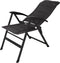 Eurotrail Kendal - Campingstoel - Verstelbare rug met hoofdkussen - Antraciet