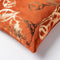 Dutch Decor AVERY - Kussenhoes 45x45 cm - Potters Clay - oranje met goudkleurige print - met rits - zonder binnenkussen