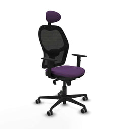Bureaustoel met hoofdsteun Piqueras y Crespo 1D036G1 Paars