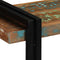 vidaXL - Wandschap - massief - gerecycled - hout - meerkleurig