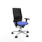 Piqueras y Crespo 3D086N0 - Bureaustoel - Verstelbare hoogte met armleuning - Licht Blauw