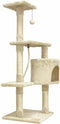Krabpaal voor Katten Paloma 40 x 40 x 114 cm Beige