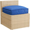 vidaXL - Palletkussen - voor - Zitplaats - Koninklijk - Blauw - 50x50x12 - cm - Oxford - Stof