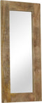 vidaXL - Spiegel - 50x110 - cm - massief - mangohout