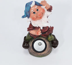 Tuinkabouter op solarlamp