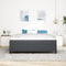 vidaXL - Bedbodem - Donkergrijs - 180x200 - cm - Korduroy - Stof