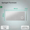 Mirlux Badkamerspiegel - Rechthoekige Wandspiegel - LED Verlichting Anti Condens Verwarming 160x80CM
